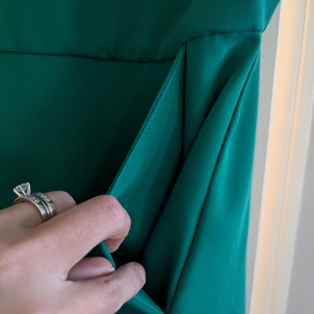 Nicole Miller Emerald Green Dress - Picture 2 of 6